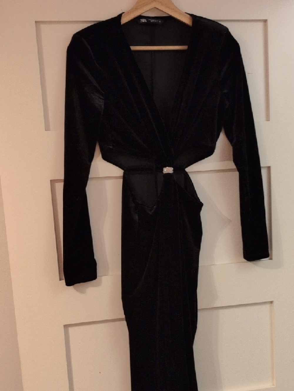 Zara Black Ribbed Top - Picture 2 of 5